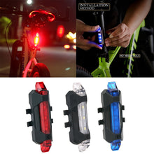 Load image into Gallery viewer, Bicycle Light Waterproof Rear Tail Light LED