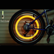 Load image into Gallery viewer, Bicycle LED Light Tire Valve Cap Flash