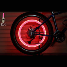 Load image into Gallery viewer, Bicycle LED Light Tire Valve Cap Flash
